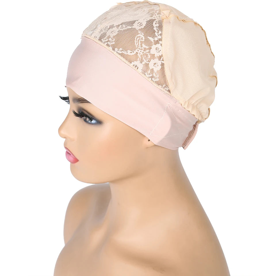 Wig Cap for Headband Wig 1 PCS For Edges Wig Net Cap Weaving Caps Headwrap Wigs Caps For Making Wigs With Adjustable Band