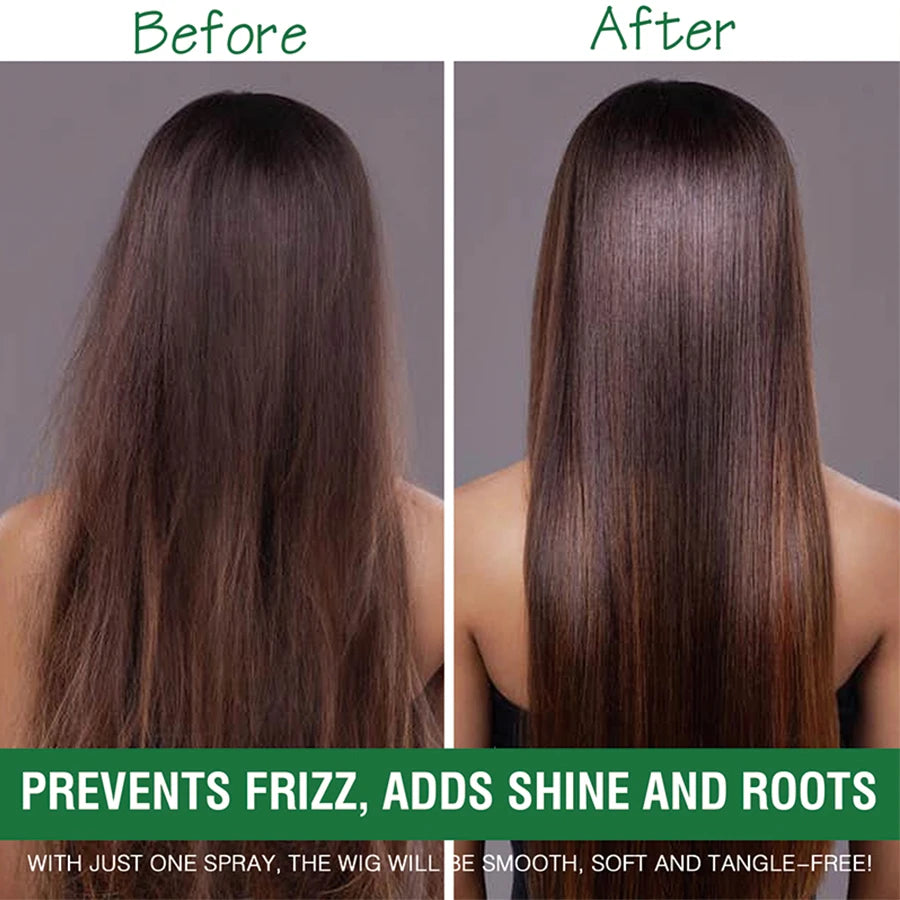 GOIPLE 100ml 2 In 1 Professional Wig Milk Spray Leave In Conditioner Heat Protection Mist Moisturizes Hair Care Product