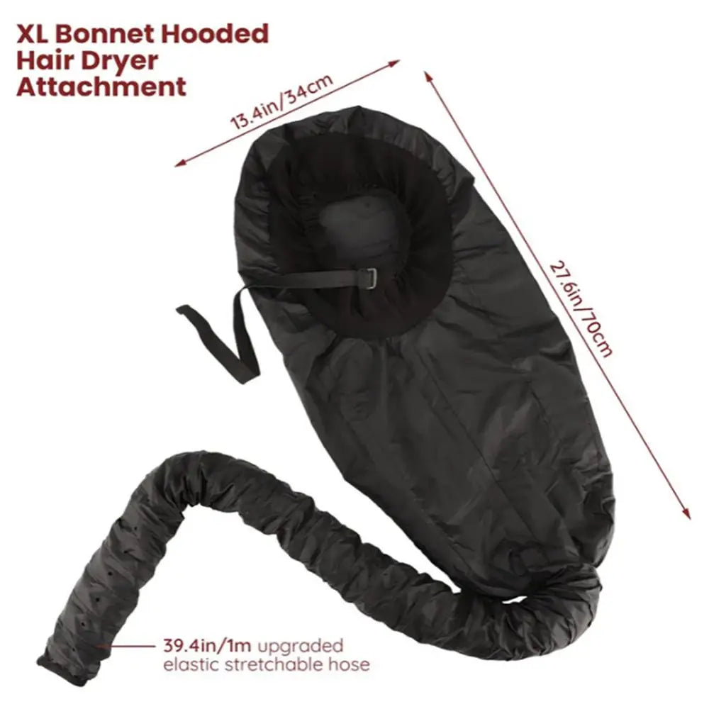 Hair Dryer Bonnet Hooded Hair Styling Blow Dryer Bonnet Dryer Hat Attachment For Long Hair Curly Hair Braids And High-Volume
