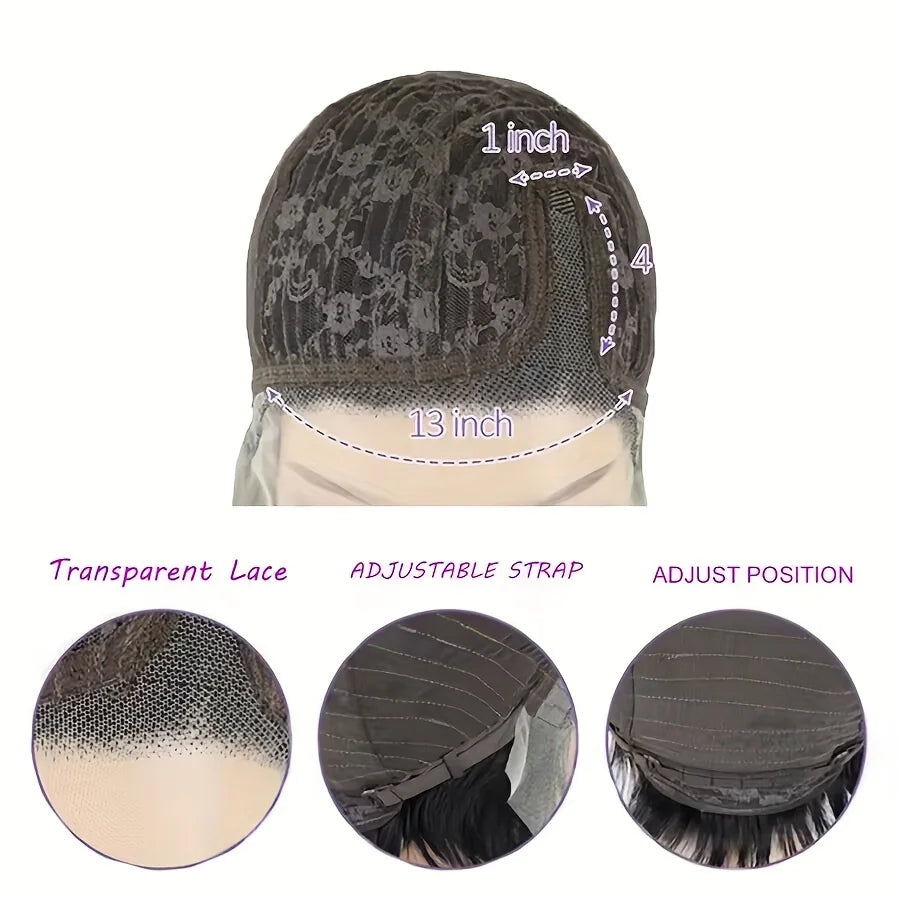 Pixie Cut Wig Human Hair Short Bob Lace Wigs Straight Human Hair Lace Front Wigs Natural Fashion 13x4x1 T lace Wigs for Women