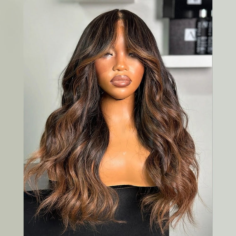 100% Double Drawn, Glueless, V-part and Lace Human Hair Wigs