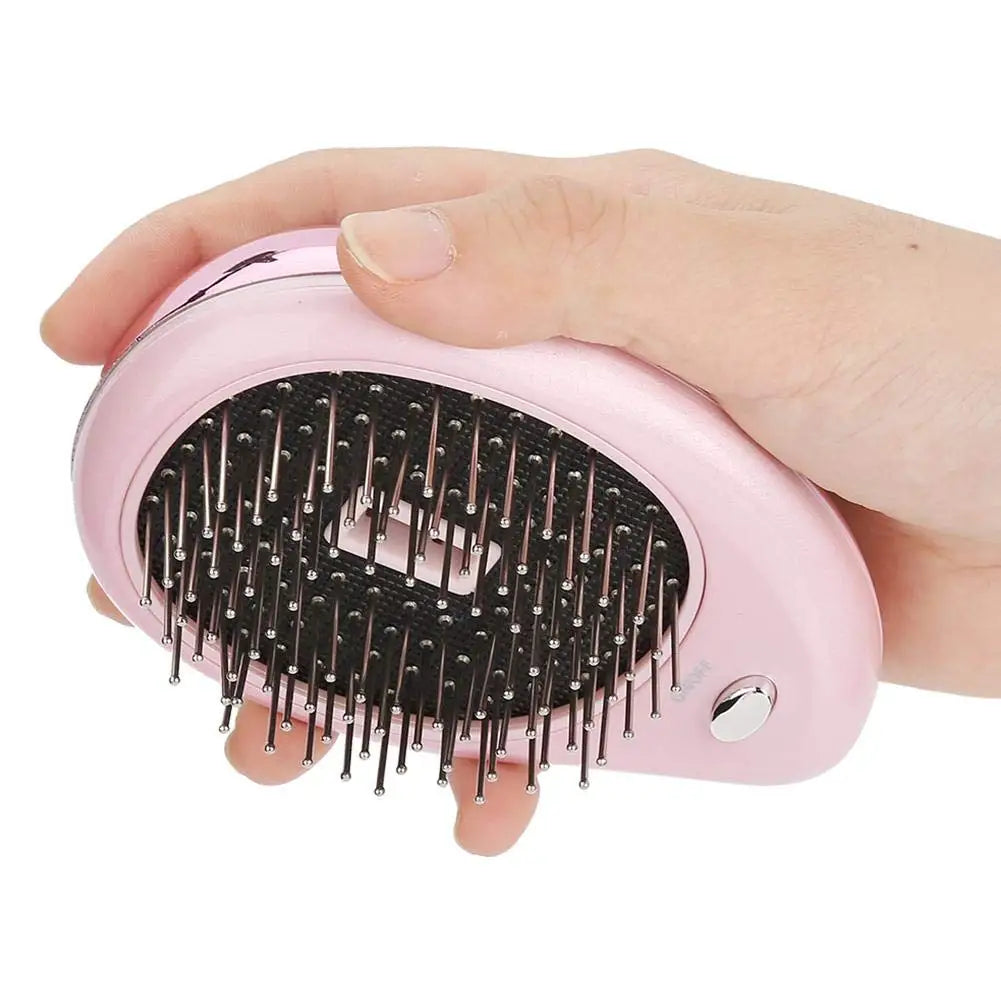 Anti-Static Ionic Hair Brush Electric Hair Brush Comb Massager Vibration Hair Scalp Massager Brush
