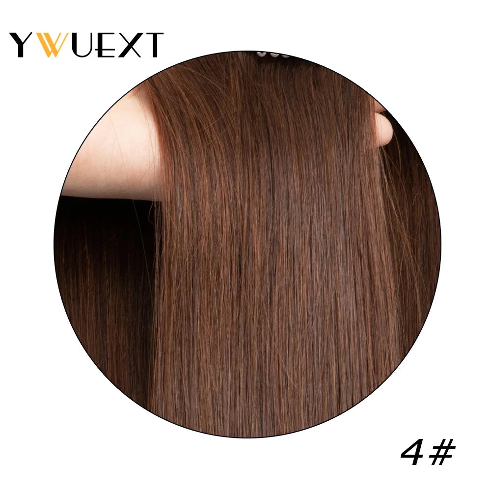 Human Hair Ponytail Extensions Straight 14-22 inches Natural Machine Remy Wrap Clip In Hair Extension 40g-60g/pack for Women