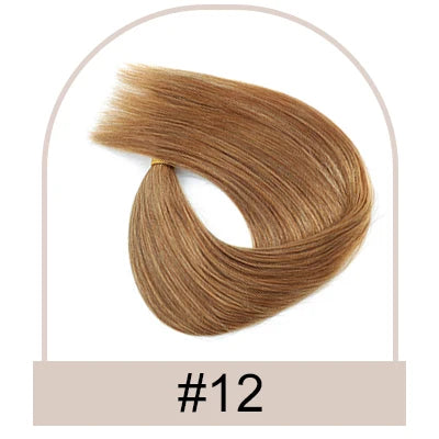 Straight I Tip Hair Extensions 12-26inch Human Hair Remy Fusion Hair Extensions 50pcs/ Set Keratin Capsule Brown Blonde Color