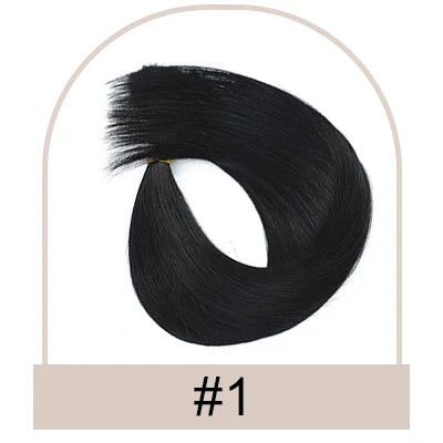 Women Toupee Straight Human Hair Extensions Silk Top Machine Made Toupee Indian Human Hair Replacements Clip in Hair Extensions