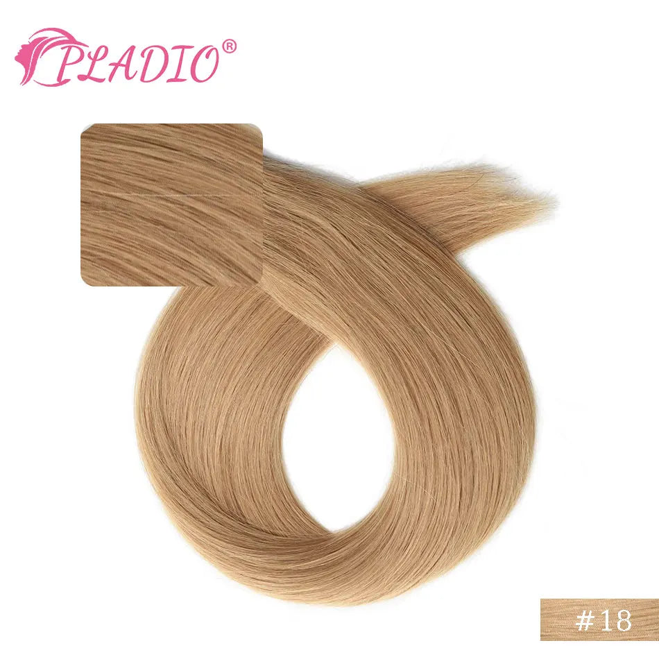 Clip in Hair Extensions Human Hair  Straight Hairpiece 100% Real Brazilian Remy Natural Human Hair 14"-28" Clip On 80G-140G