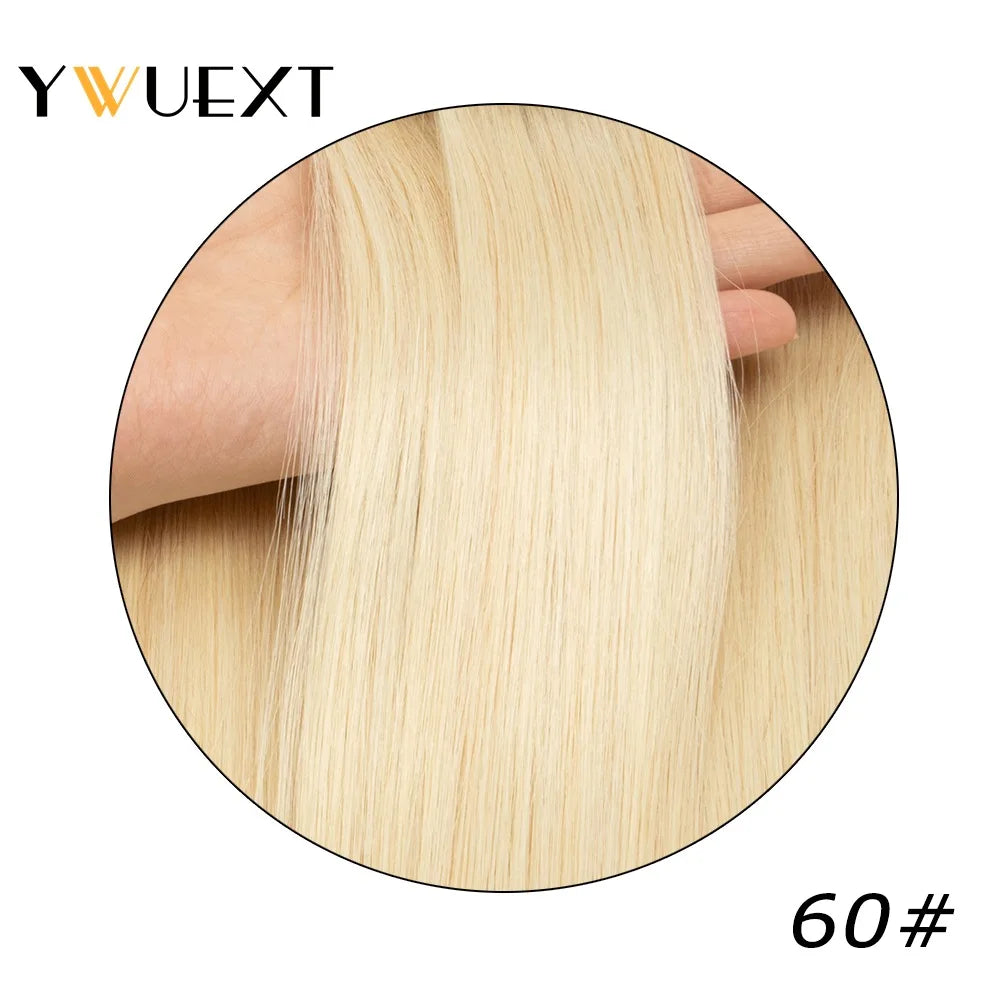 Human Hair Ponytail Extensions Straight 14-22 inches Natural Machine Remy Wrap Clip In Hair Extension 40g-60g/pack for Women