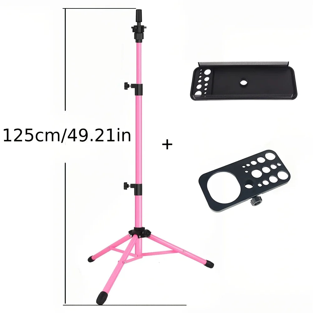 Hair Extensions Rack Holder for Salons Shop Barber Professional Wigs Display Rack Stand Hair Extensions Holder