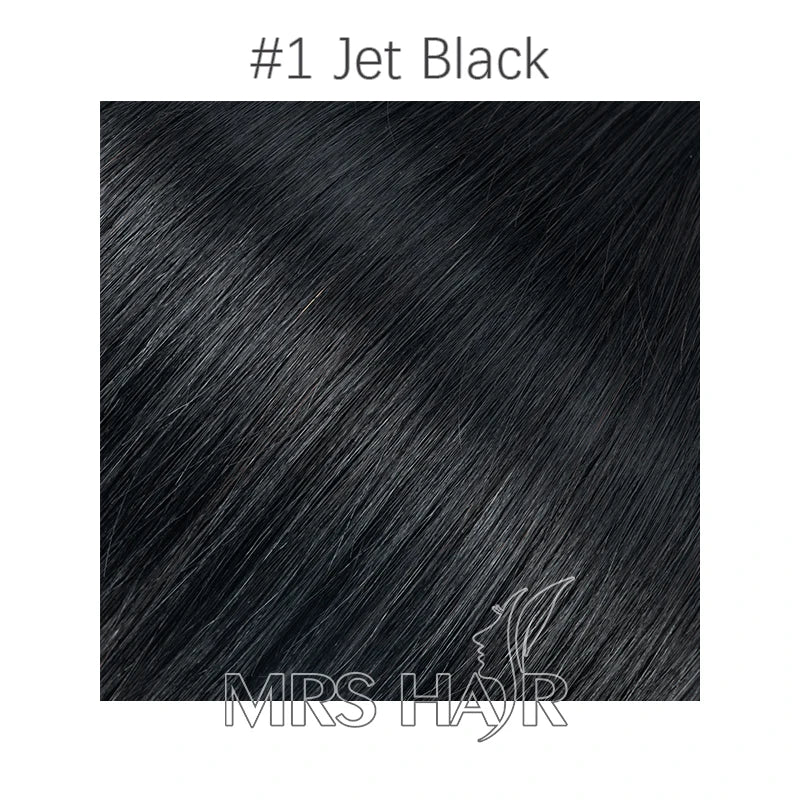 Feather Line Hair Extensions Natural Human Hair Machine Remy Invisible Micro Interface With Free Braideds 40 strands/Pack