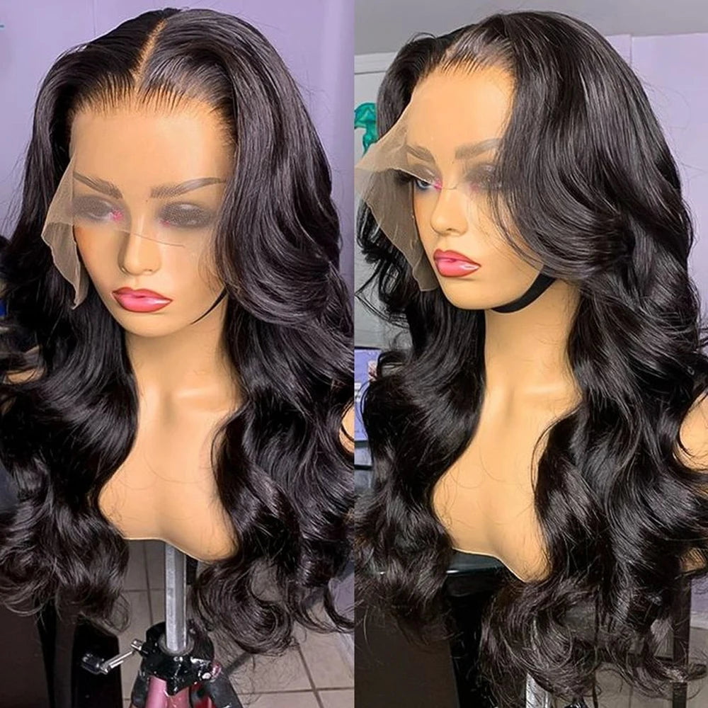 360 Full Lace Frontal Human Hair Wig Body Wave 4x4 Glueless Wigs Human Hair Pre Plucked 13x6 HD Lace Front Wigs For Woman