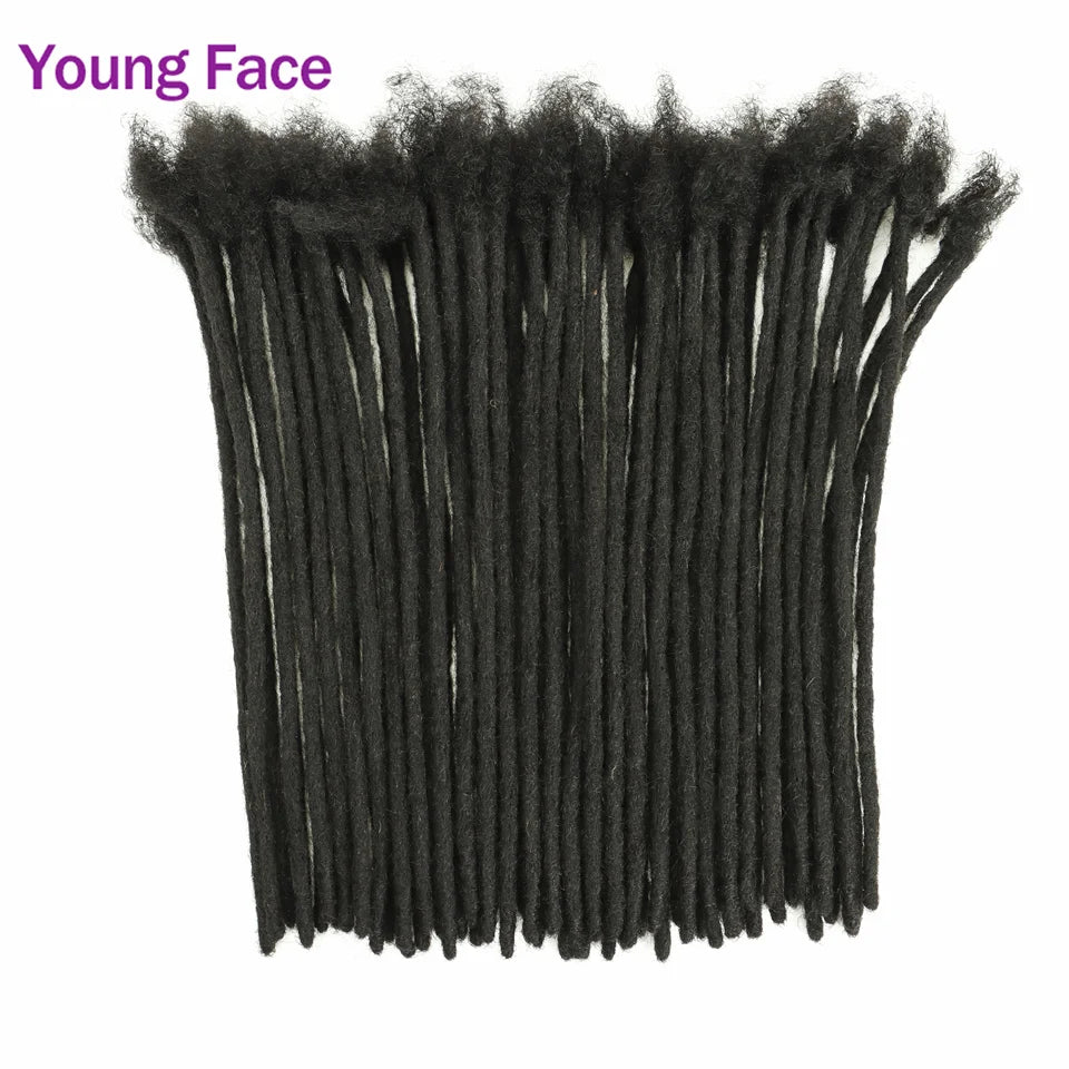 Permanent Loc Extensions Dreadlock Extensions. Real Human Hair. 40 Strands 8-30 Inch Brazilian.