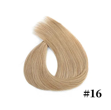 Human Hair Extensions 1.2cm Keratin Natural Straight Hair Extension I Tip Hair Pre Bonded Stick Tip Micro Ring Beans Women Hair