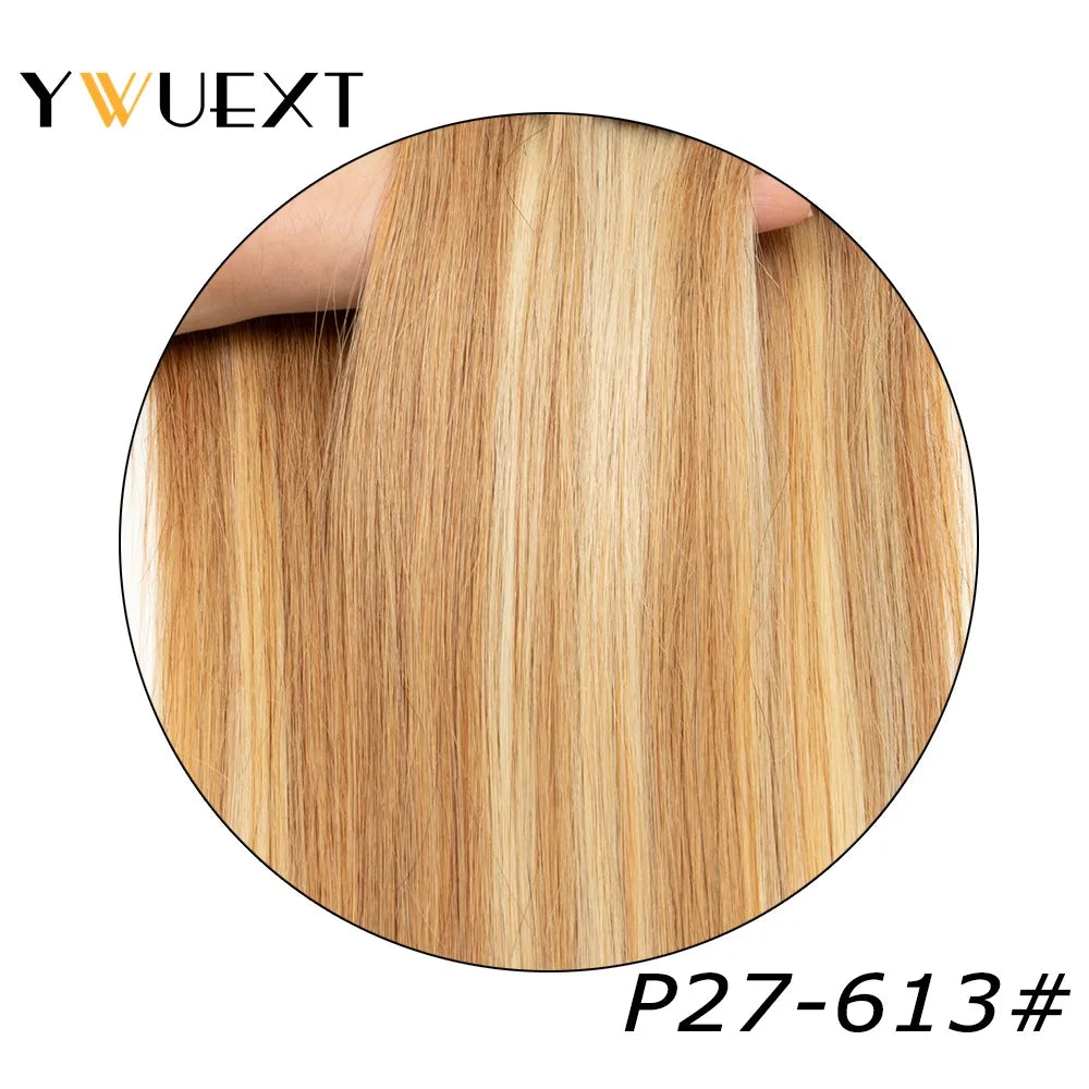 Human Hair Ponytail Extensions Straight 14-22 inches Natural Machine Remy Wrap Clip In Hair Extension 40g-60g/pack for Women
