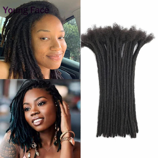 Permanent Loc Extensions Dreadlock Extensions. Real Human Hair. 40 Strands 8-30 Inch Brazilian.