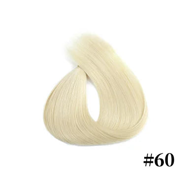 Human Hair Extensions 1.2cm Keratin Natural Straight Hair Extension I Tip Hair Pre Bonded Stick Tip Micro Ring Beans Women Hair