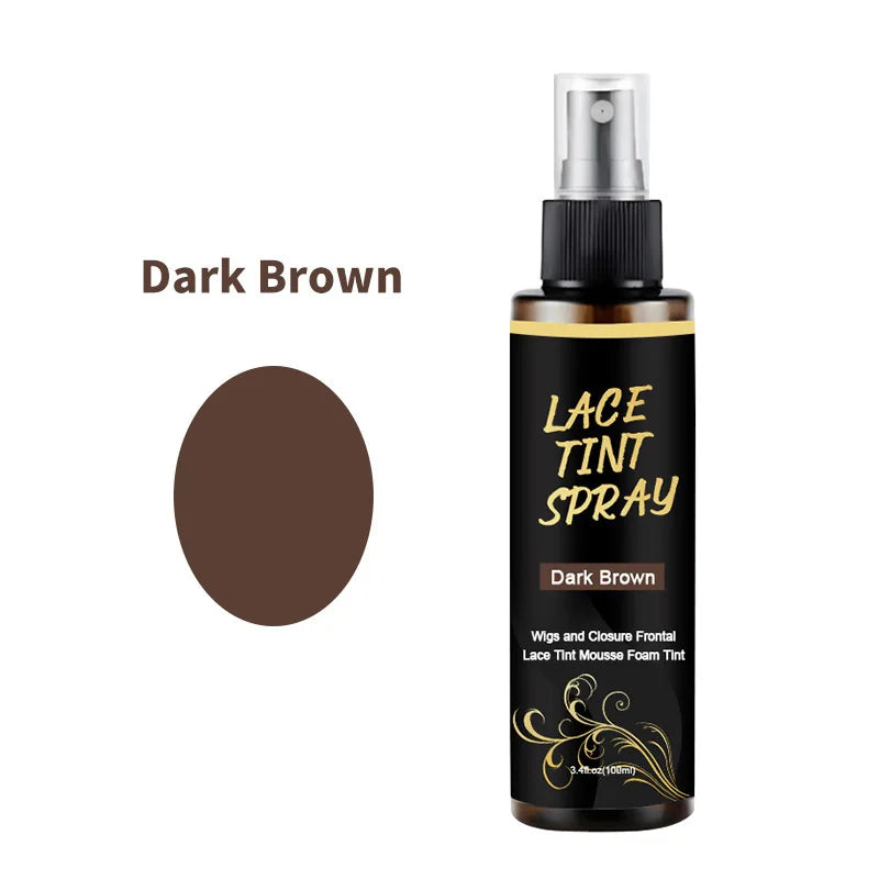 100ml Wig Lace Spray, Dyed Wig Care Spray long-lasting easy to apply  natural effect for Wigs Glueless for Women and Men