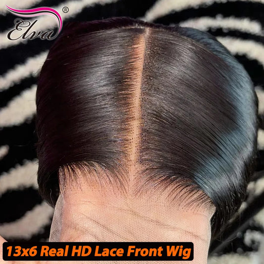 250% Density 100 Human Hair Wig 13x6 Real HD Lace Front Human Hair Glueless Wigs Preplucked Princess Woman Wigs Ready To Wear