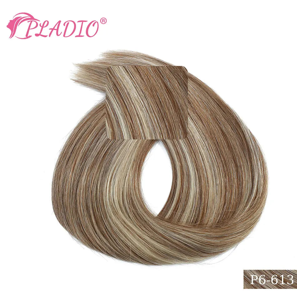 Clip in Hair Extensions Human Hair  Straight Hairpiece 100% Real Brazilian Remy Natural Human Hair 14"-28" Clip On 80G-140G