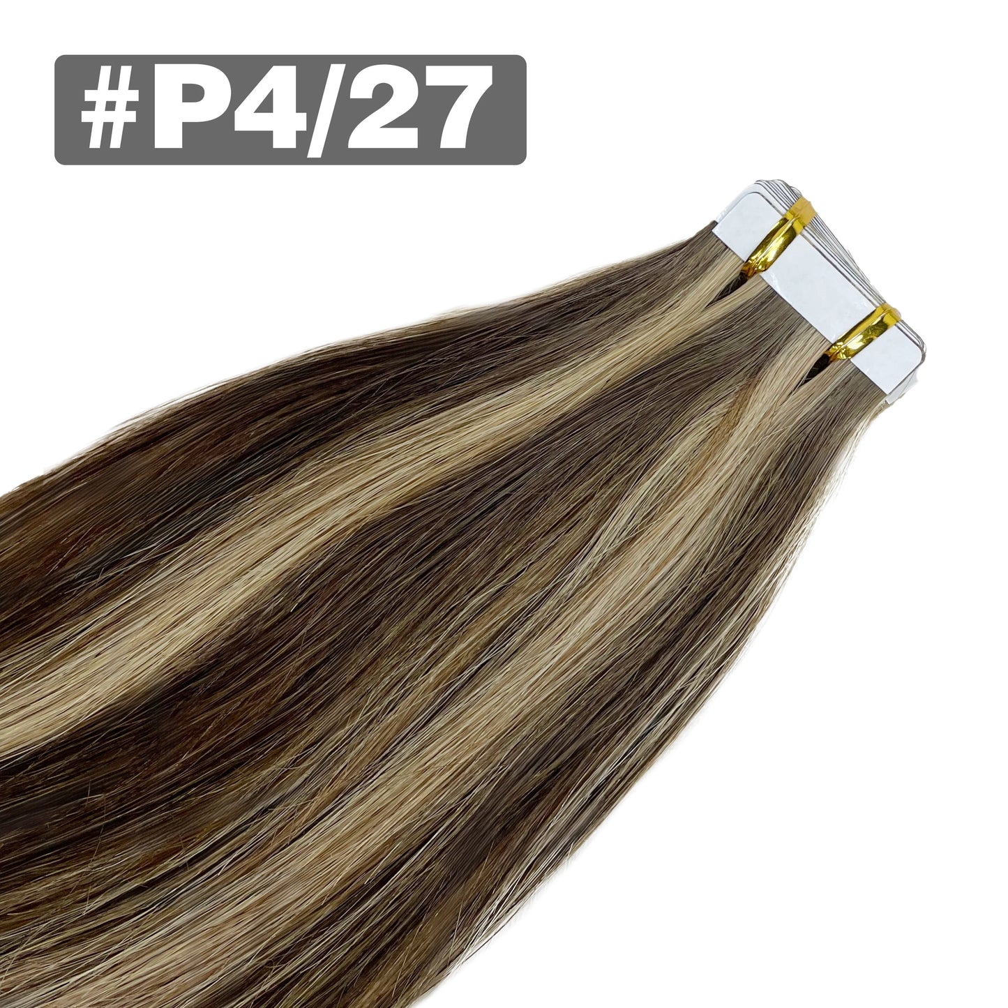 Tape in Hair Extensions Natural Human Hair Brazilian Origina Hair 100% Real Human Hair Extensions 20 Pcs Straight for Women