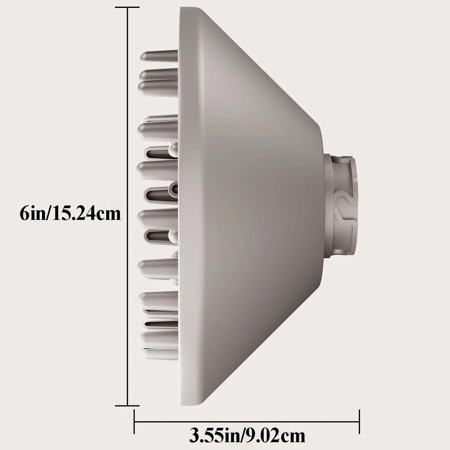 Upgraded Bigger Diffuser Attachment for FlexStyle Hair Dryer, Faster Drying Enhances Natural Curls, Styling Tool for Wavy Curly