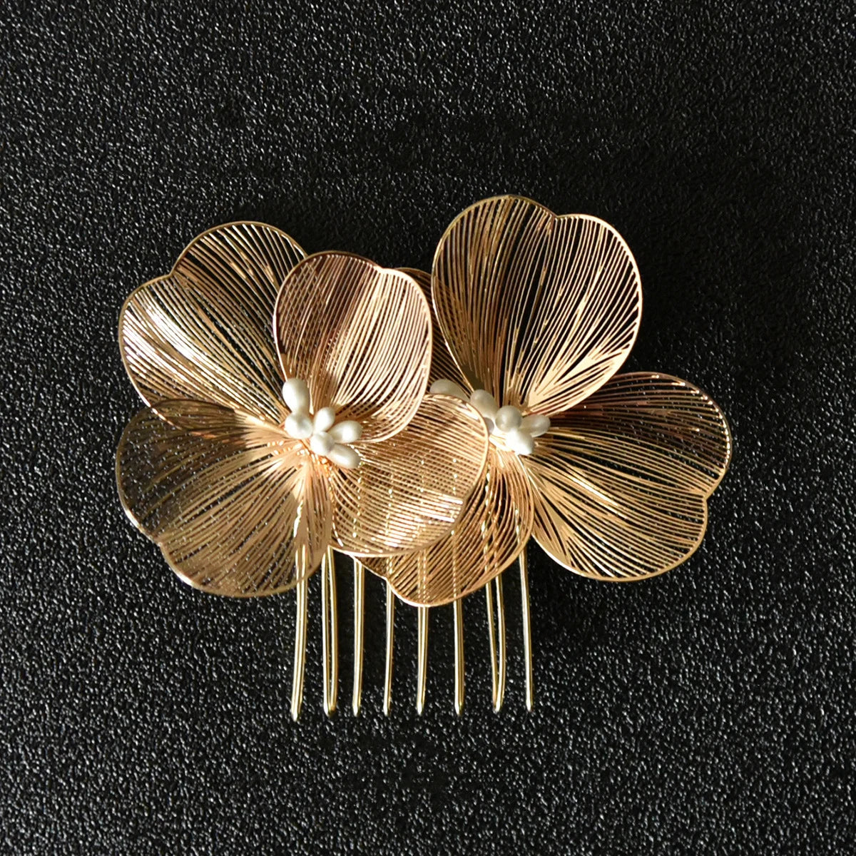 Alloy Flower Hair Clips Women's Hair Accessories Fashion Bridal Wedding Hair Comb Women's Hair Clips Wedding Accessories