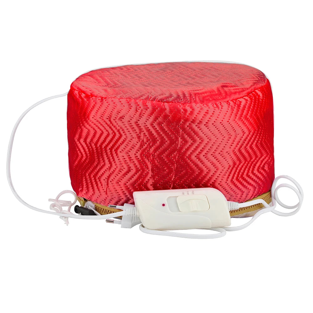 Hair Steamer Cap Electric Hair Heating Cap Thermal Treatment Hat Waterproof Self-heating Hat SPA Nourishing Hair Styling Care