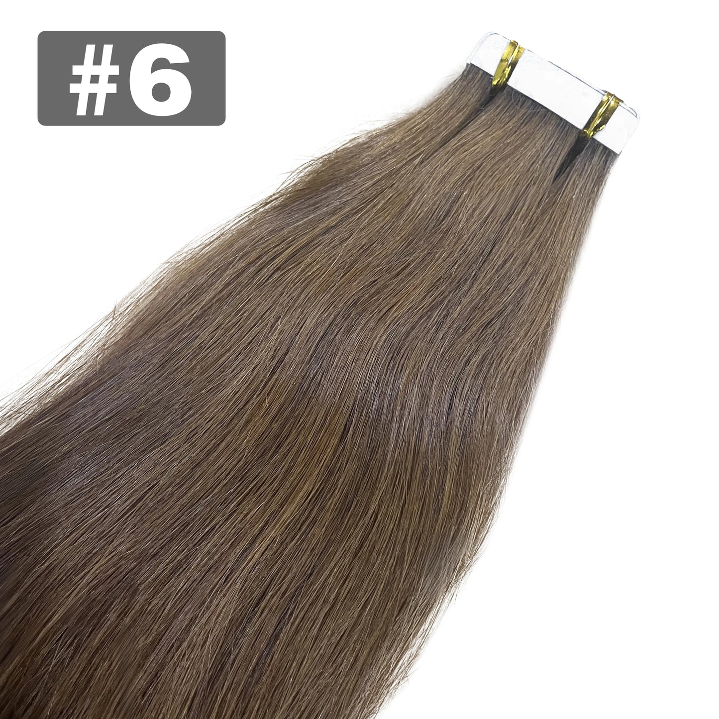 Tape in Hair Extensions Natural Human Hair Brazilian Origina Hair 100% Real Human Hair Extensions 20 Pcs Straight for Women