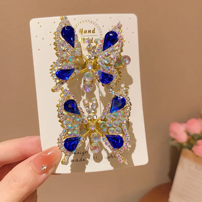 High-Appearance Hair Accessories - Fairy and Stylish Hair Ornaments, Moving Butterfly Hair Clips, New-Style Side Hairpins for Li