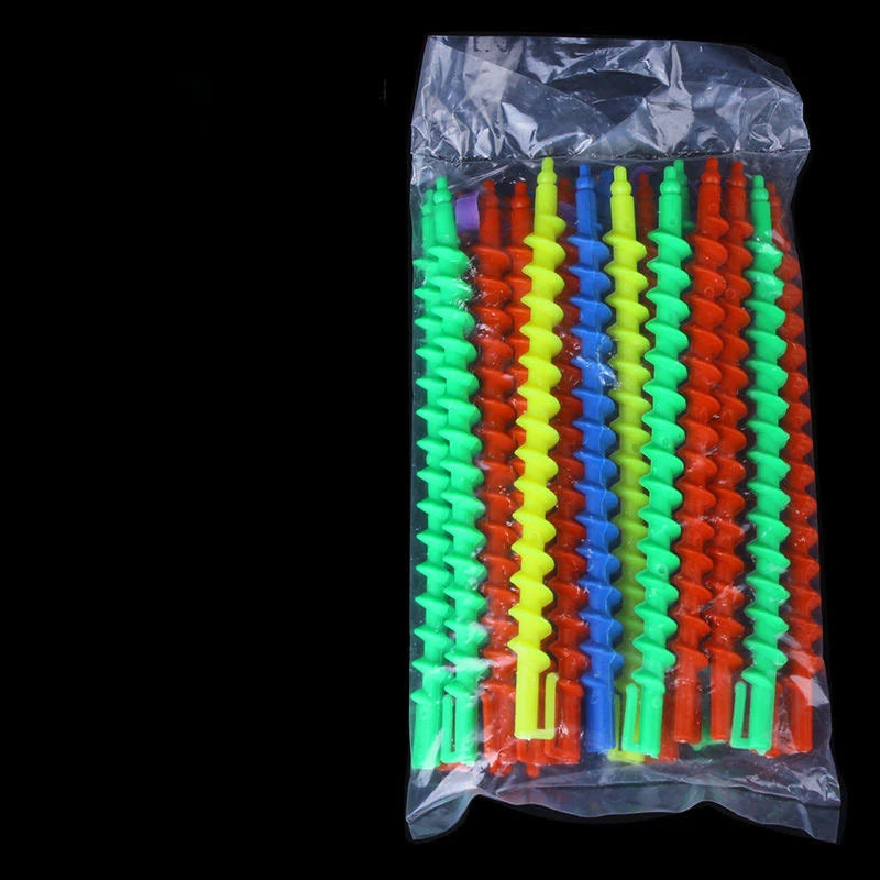 Spiral Plastic Perm Stick Women Magic Curly Hair Roller Cold Perm  No Heat Curls Cold Perm Bar Barber Hair Styling Tool