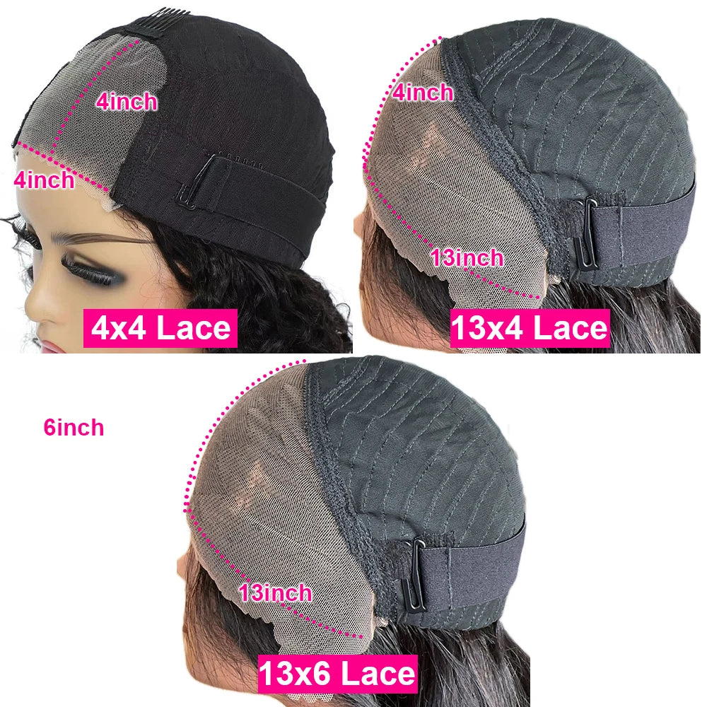 Glueless Wig Human Hair Ready To Wear Highlight Straight 13x6 HD Lace Front Human Hair Wigs For Women Preplucked Brazilian Hair