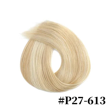 Human Hair Extension For Women Tape IN Hair Extensions Bonded Hairpieces Capsules Microlink Capsules Natural Straight Hair 20PCS