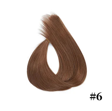 Human Hair Extensions 1.2cm Keratin Natural Straight Hair Extension I Tip Hair Pre Bonded Stick Tip Micro Ring Beans Women Hair