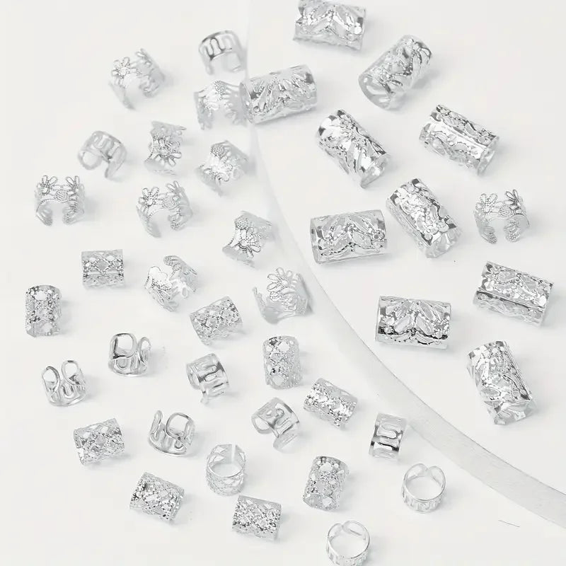 40 pieces of hair accessories, braid decorative hair accessories, hair accessory suitable for women's daily life