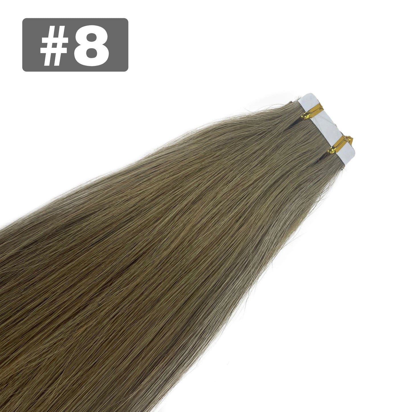 Tape in Hair Extensions Natural Human Hair Brazilian Origina Hair 100% Real Human Hair Extensions 20 Pcs Straight for Women