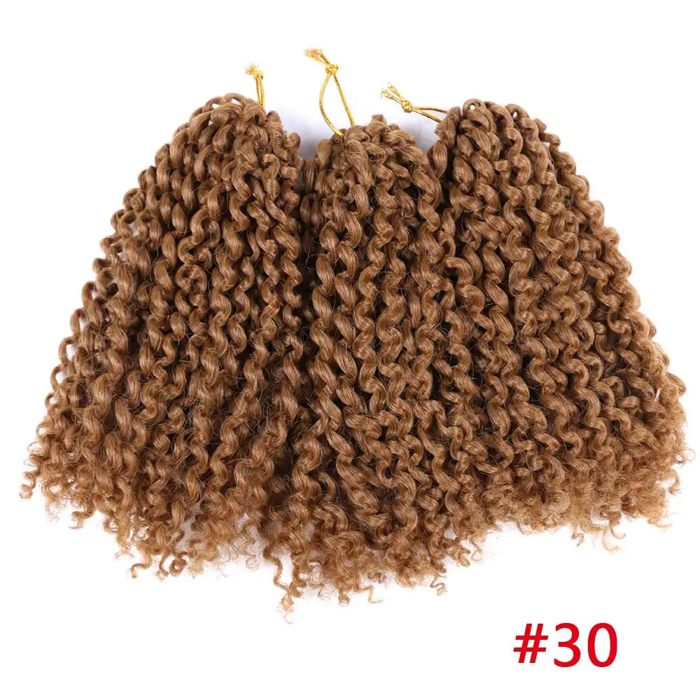 Synthetic Marly Bob Hair Extensions Ombre Marly Jerry Curl Jamaican Bounce Crochet Hair Afro Kinky Curly Crochet Braids