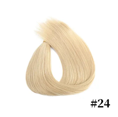 Human Hair Extension For Women Tape IN Hair Extensions Bonded Hairpieces Capsules Microlink Capsules Natural Straight Hair 20PCS