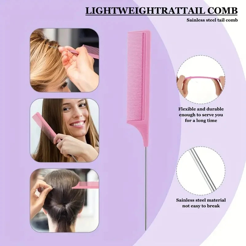 7-Piece Hair Styling Tools Suit, Suitable for Curly/Normal Hair