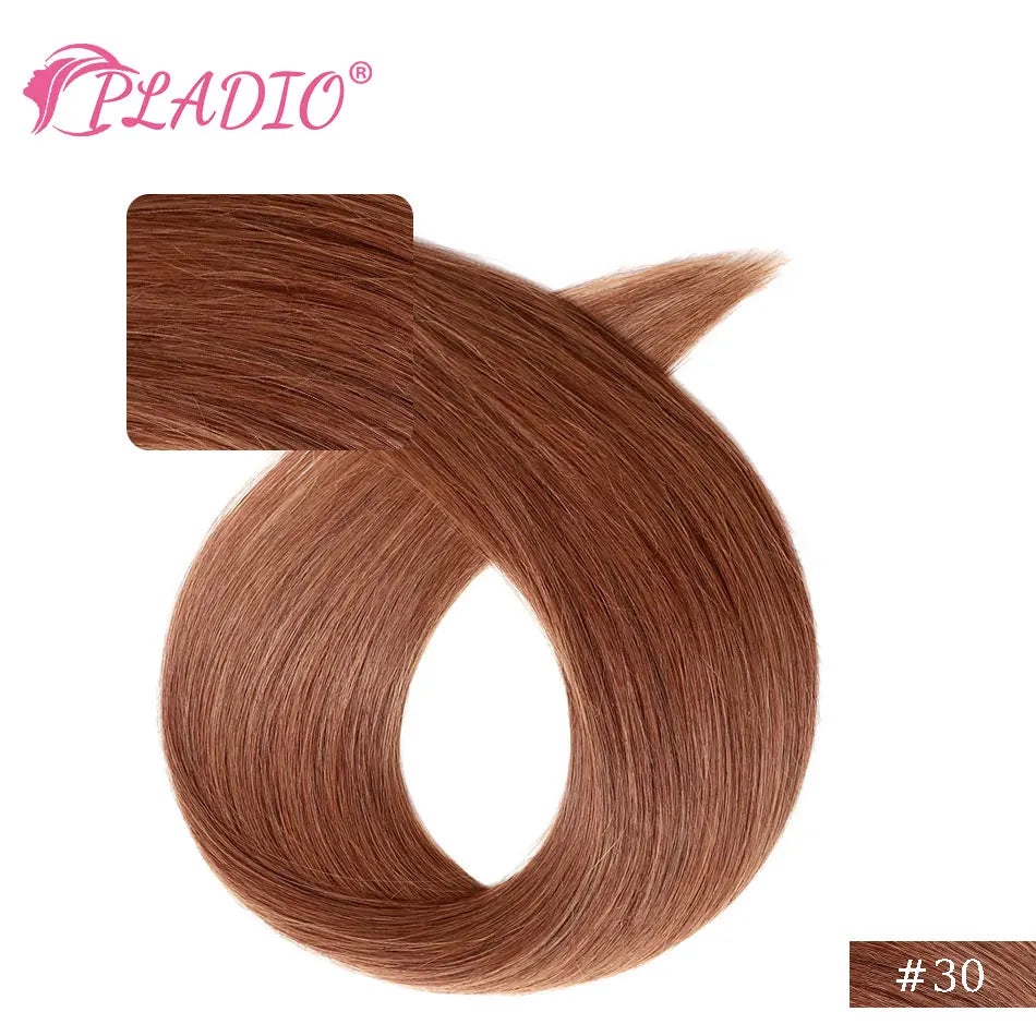 Clip in Hair Extensions Human Hair  Straight Hairpiece 100% Real Brazilian Remy Natural Human Hair 14"-28" Clip On 80G-140G