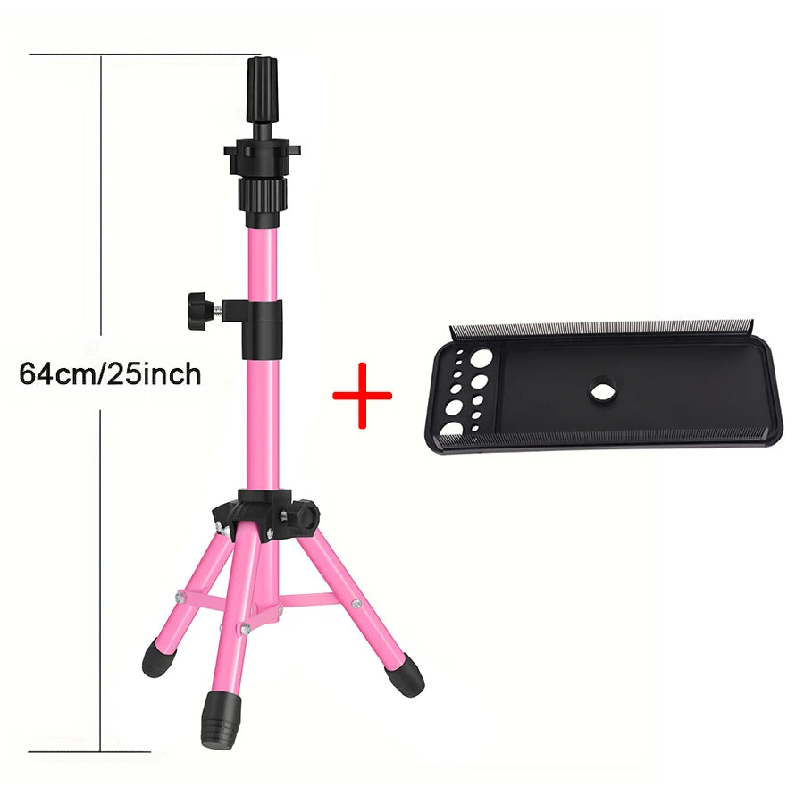 Hair Extensions Rack Holder for Salons Shop Barber Professional Wigs Display Rack Stand Hair Extensions Holder