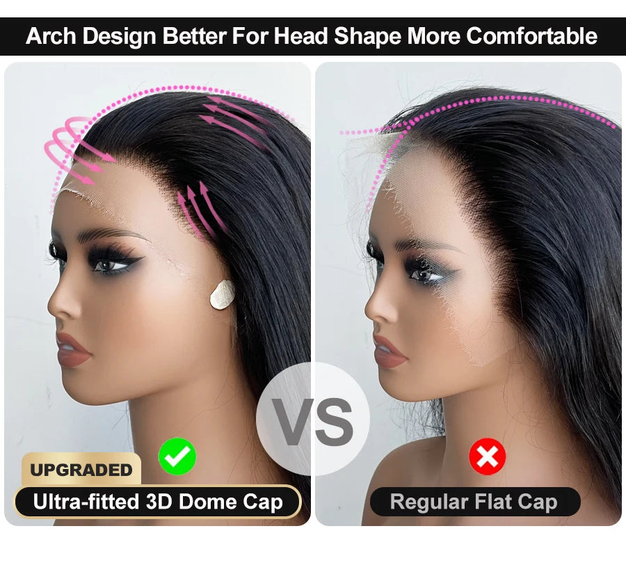 250% Density 100 Human Hair Wig 13x6 Real HD Lace Front Human Hair Glueless Wigs Preplucked Princess Woman Wigs Ready To Wear