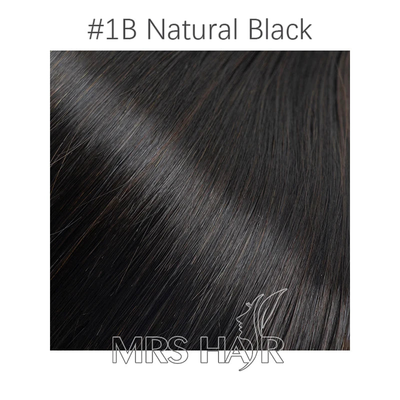 Feather Line Hair Extensions Natural Human Hair Machine Remy Invisible Micro Interface With Free Braideds 40 strands/Pack