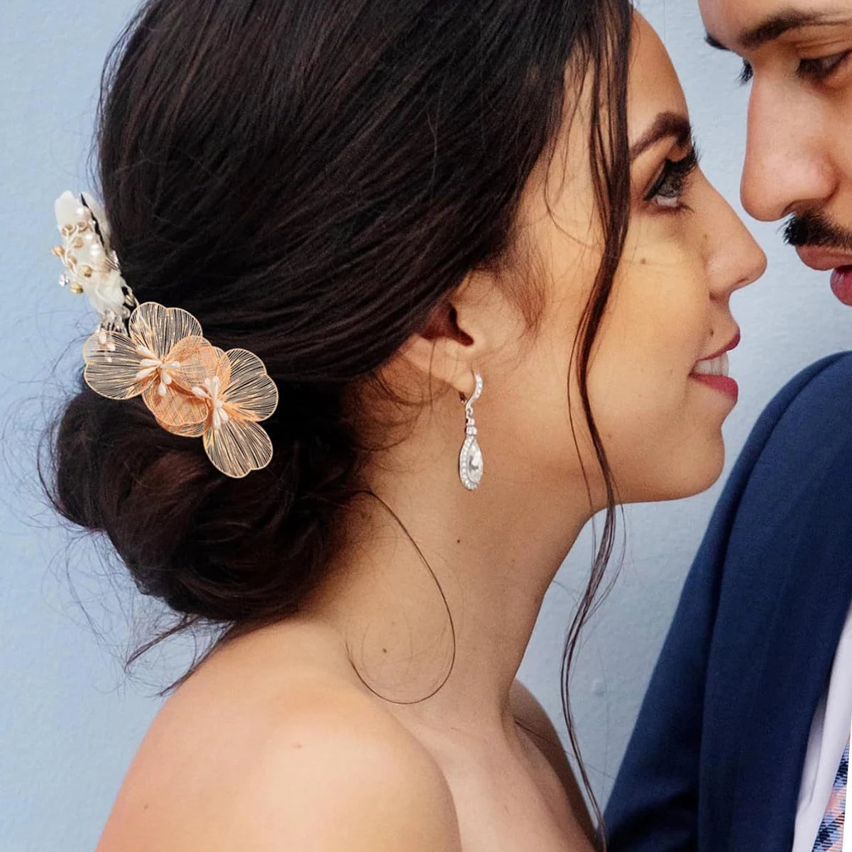 Alloy Flower Hair Clips Women's Hair Accessories Fashion Bridal Wedding Hair Comb Women's Hair Clips Wedding Accessories