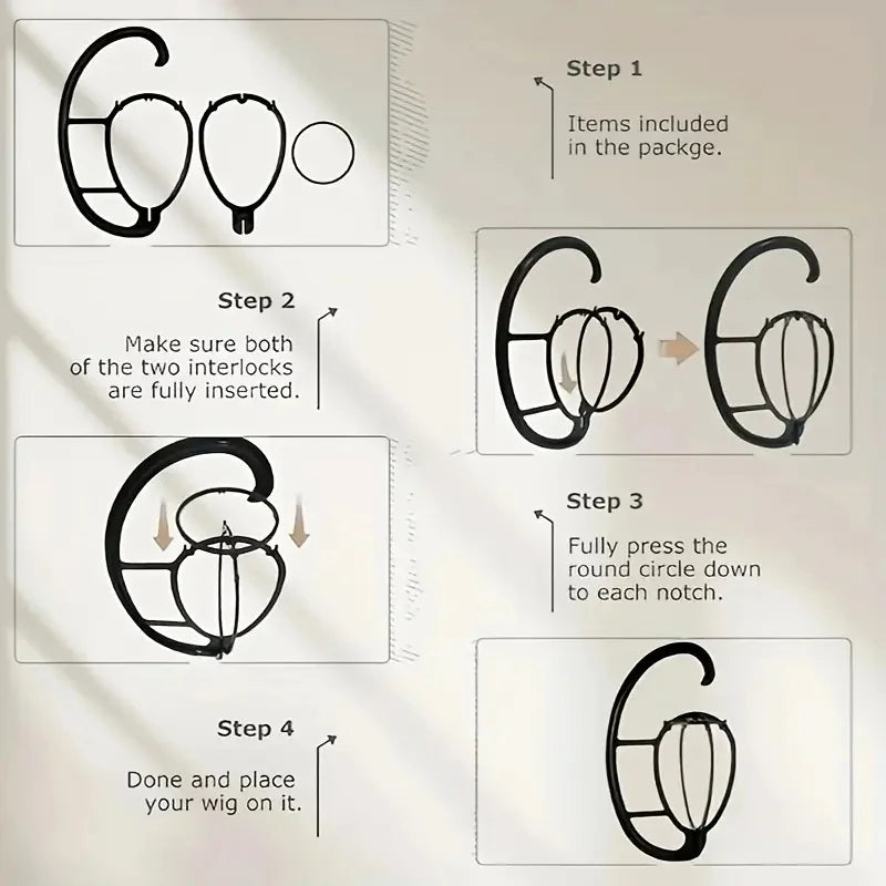 Wig Stand Wig Drying Stand Wig Shape Gifts for Ladies And Hairdressers Styling Tools Fashionable Appearance