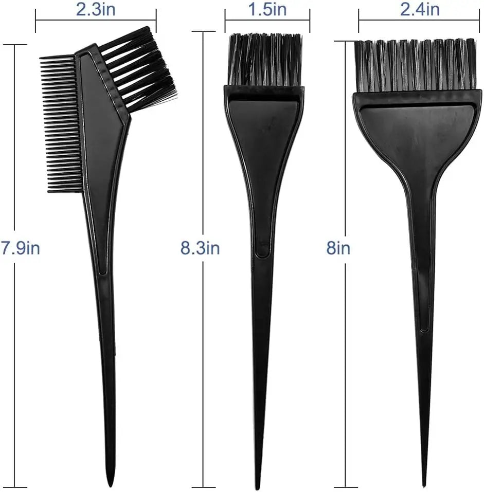 4pc Hair Coloring Kit, Hair Dye Brush, Tools for Hair Coloring Kit–Professional Dyeing Tools Set –Perfect for DIY and Salon Use