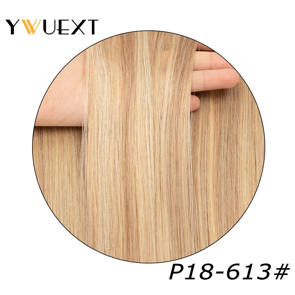 Human Hair Ponytail Extensions Straight 14-22 inches Natural Machine Remy Wrap Clip In Hair Extension 40g-60g/pack for Women